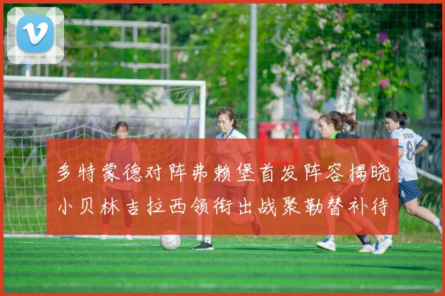 多特蒙德对阵弗赖堡首发阵容揭晓小贝林吉拉西领衔出战聚勒替补待命