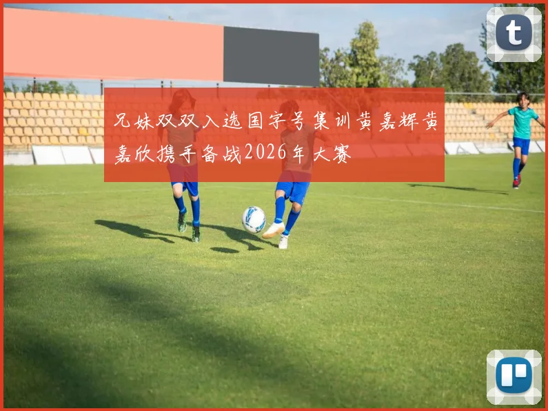 兄妹双双入选国字号集训黄嘉辉黄嘉欣携手备战2026年大赛